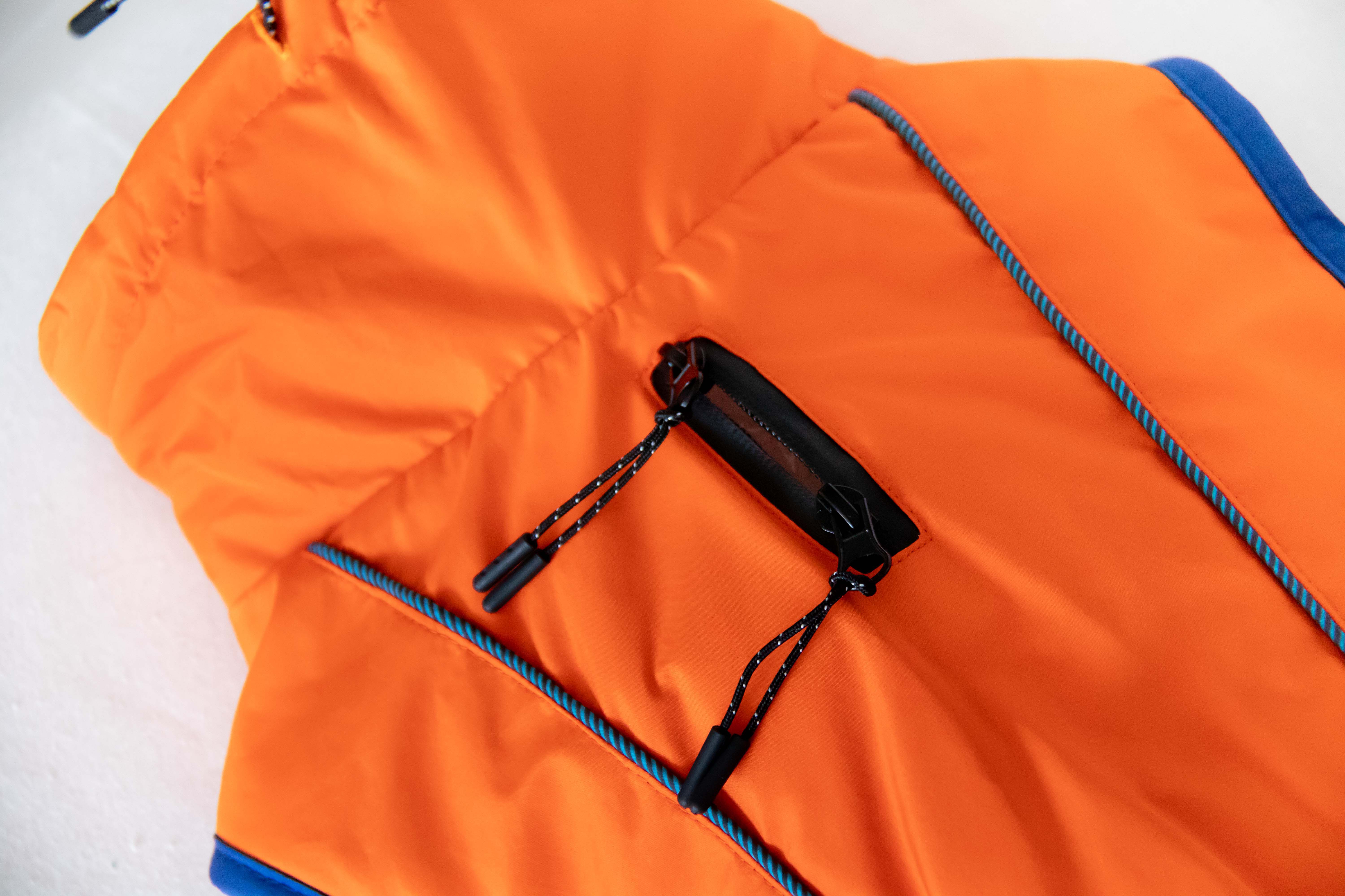 Benetton Abrigo Naranja Talla 32cm, , large Imagen numero 2