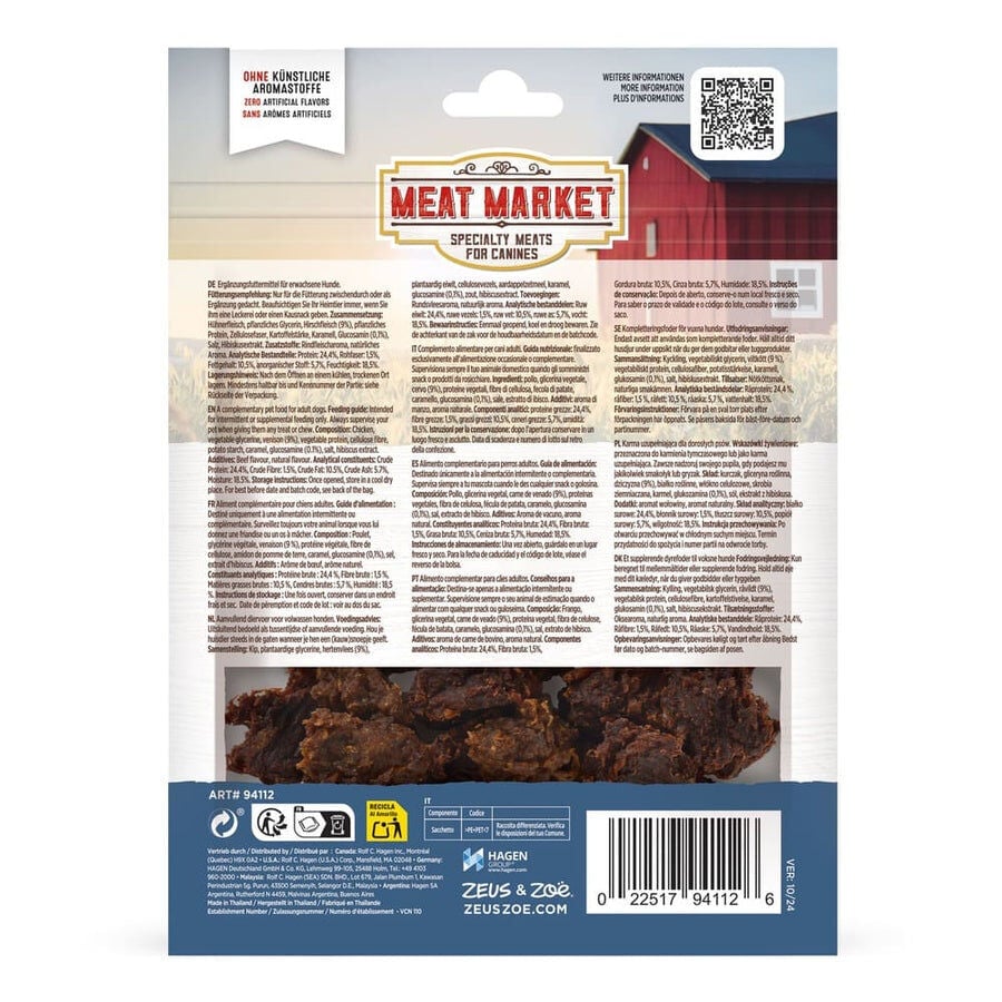 Snacks Zo&euml; Meat Market para perros - Chunks con carne de avestruz 100 grs, , large Imagen numero 2