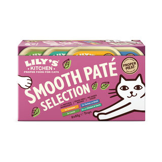 Lily's Kitchen Feline Smooth Selection paté tarrinas para gatos