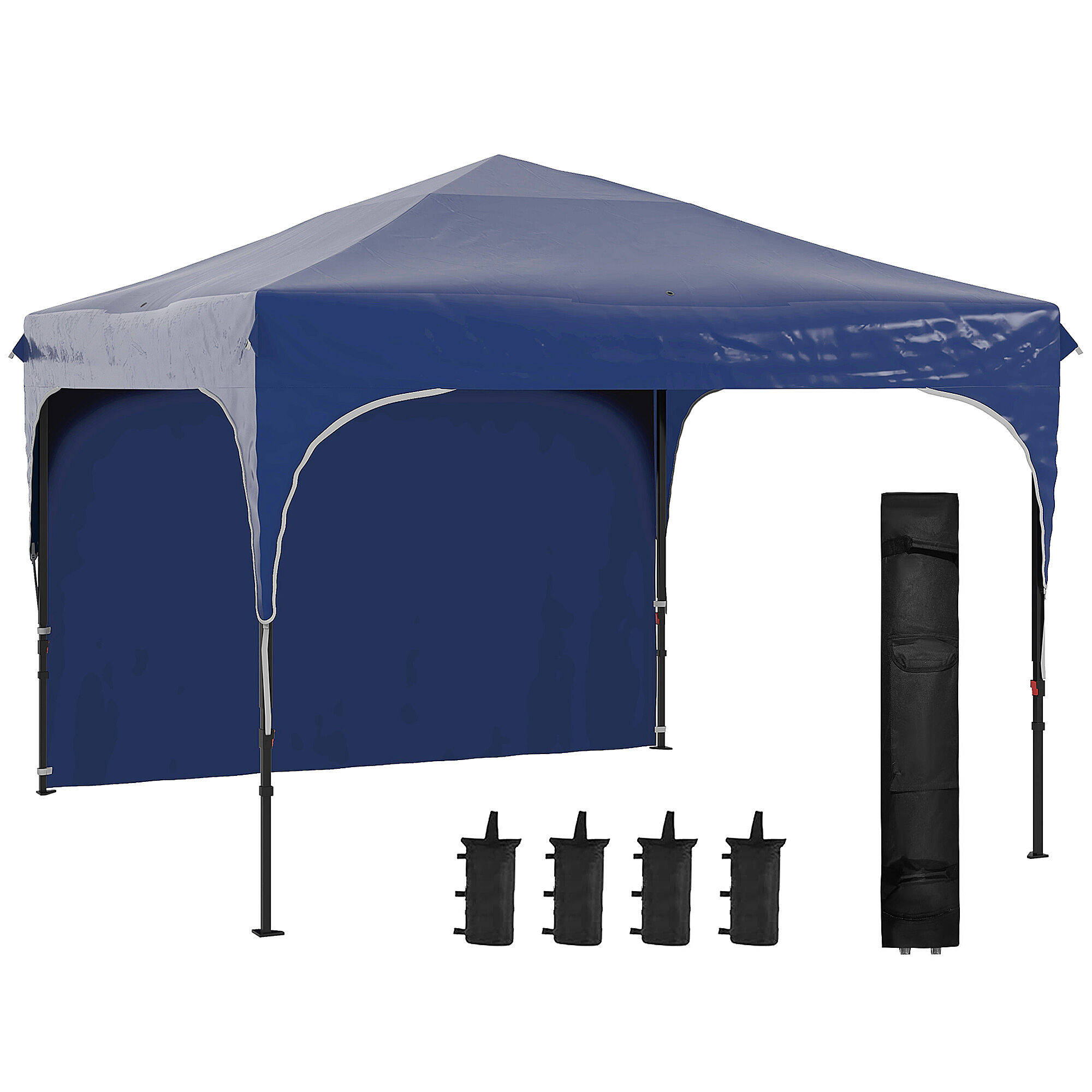Outsunny Carpa Plegable Azul, , large Imagen numero 1
