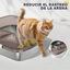 PawHut Arenero para Gatos Gris Carbón, , large indicador imagen numero 5