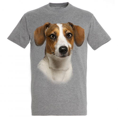 Camiseta Jack Russell color Gris, , large Imagen numero 1