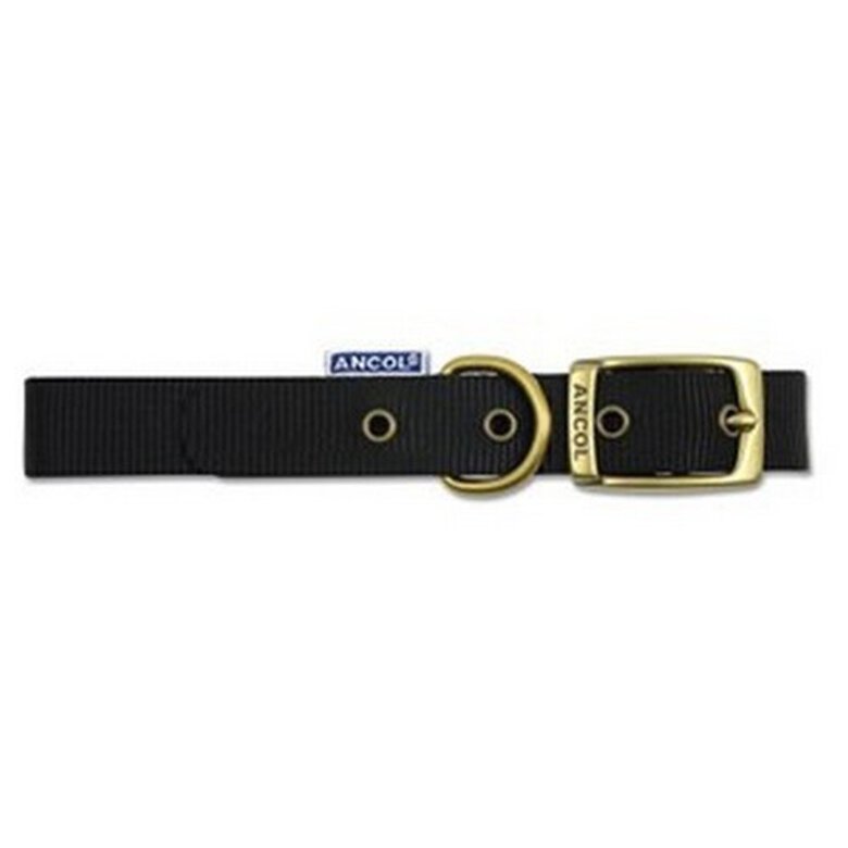 Collar de nylon Ancol para perros color Negro, , large image number null