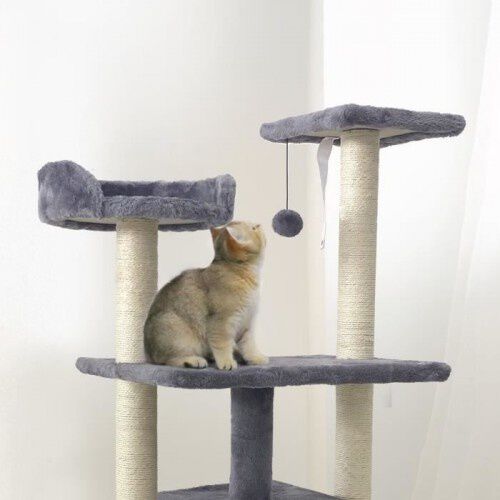 Cstore romy &aacute;rbol rascador gris para gatos, , large Imagen numero 4