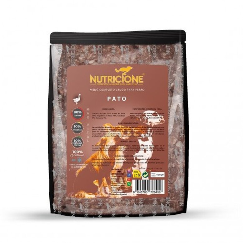Nutricione BARF menú Pato para perros (Pack), , large image number null