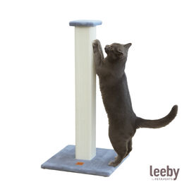 Leeby Vida rascador de sisal cuadrado azul  para gatos