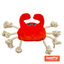 Tootoy! Comfort Fresh Crab peluche con cuerda para perros, , large indicador imagen numero 2
