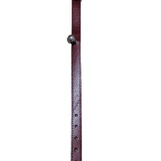 Seleiro Collar Cuero Gatos Bordeaux