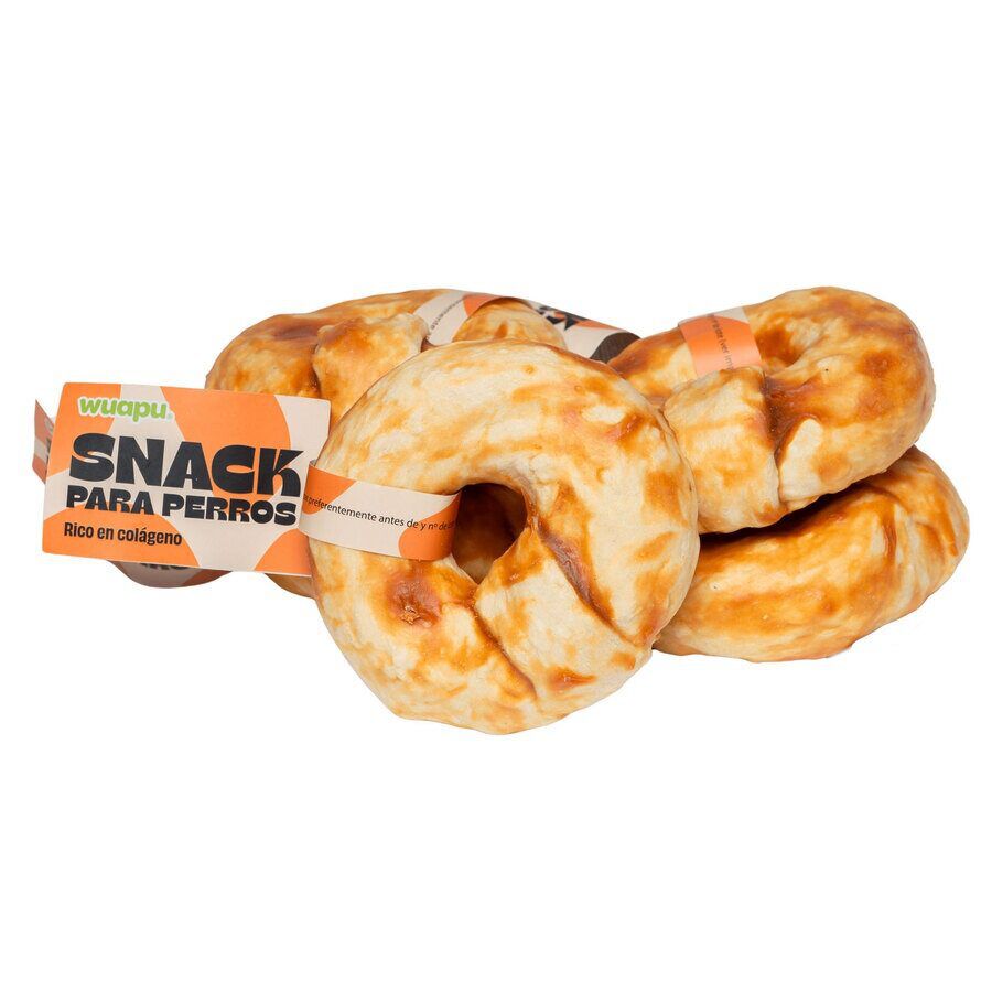 WUAPU SNACK POLLO C/COLAGENO DONUT 70gr aprox, , large Imagen numero 2