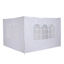 Outsunny 2 Paredes Parte Laterales para Carpa 3x3m 3x6m Lado Parasol de Gazebo Impermeable con Ventanas Medidas 293x193cm Blanco, , large indicador imagen numero 1