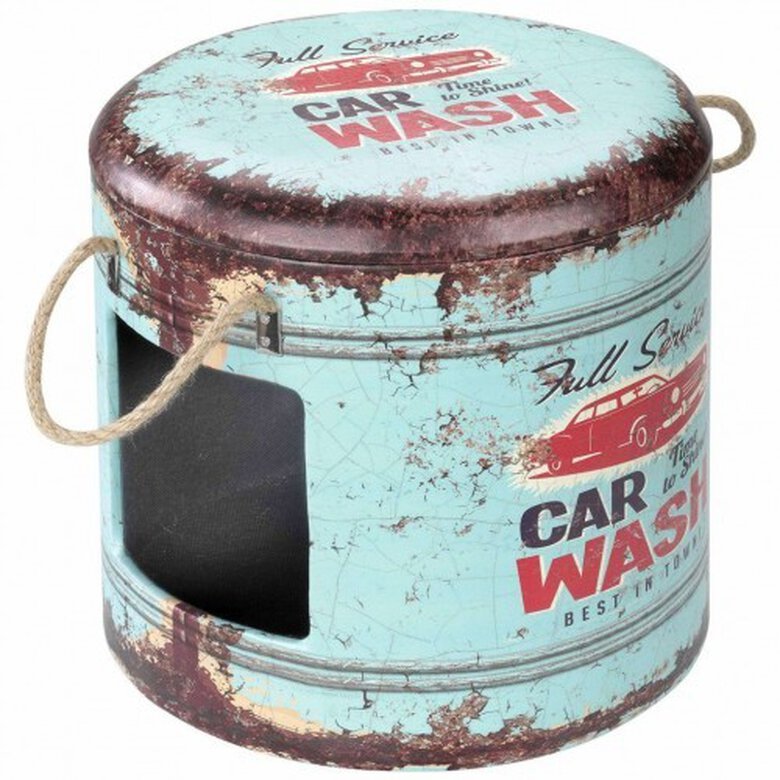 Caja cama para mascotas Car Wash color Celeste, , large image number null