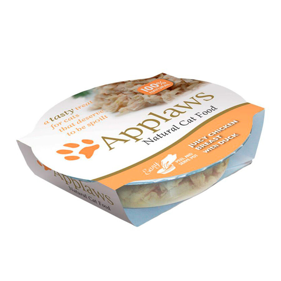 Applaws Pollo y Pato tarrina para gatos thumbnail