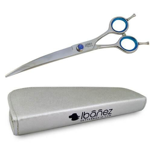 Ibañez Tijera curva platea peluquería canina para perros y gatos thumbnail