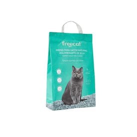 Freedog Arena Natural Aglomerante De Soja Con Carbón Activo - 6 Litros