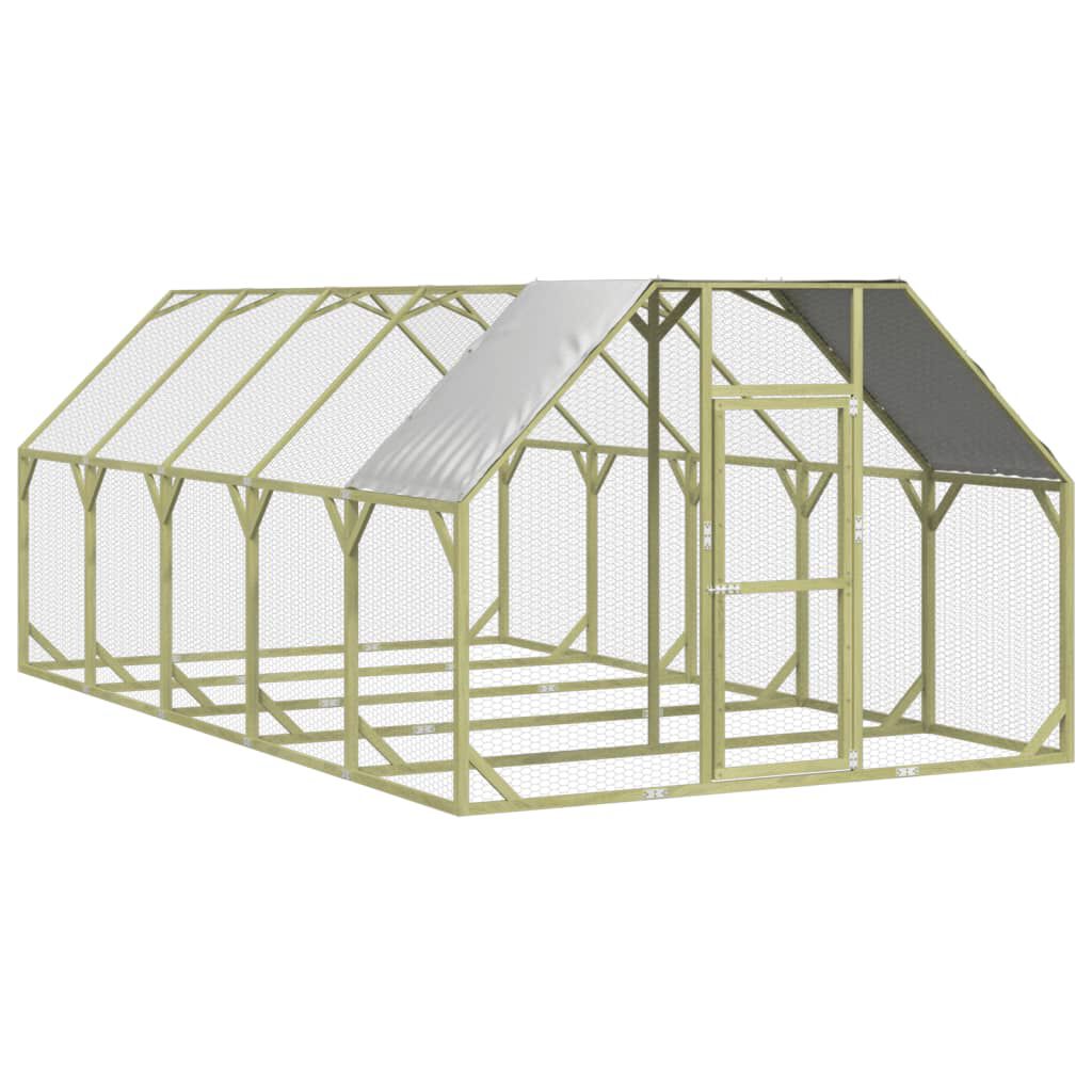 VidaXL Gallinero exterior madera thumbnail