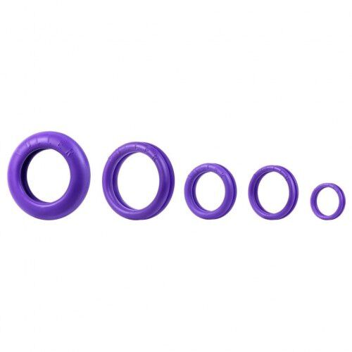 Ferplast puller maxi aro de juguete dental p&uacute;rpura para perros, , large Imagen numero 2