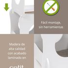 Cama estilo retro color Blanco, , large image number null