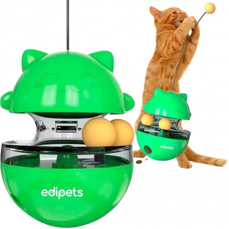 Edipets juguete interactivo verde para gatos, , large image number null