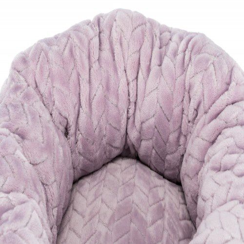 Trixie Junior Cama Redonda Gris con Lila para perros, , large Imagen numero 3