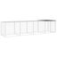 vidaXL Gallinero con techo acero galvanizado antracita 203x98x90 cm, , large indicador imagen numero 17