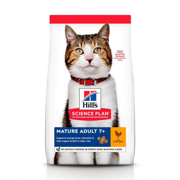 Hill&#039;s Science Plan Mature Adult 7+ Pollo pienso para gatos