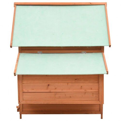 Vidaxl gallinero exterior color madera thumbnail