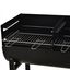 Barbacoa de 2 parrillas Outsunny para jardín color Negro, , large indicador imagen numero 4