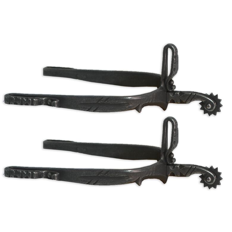 Espuela vaquera Fragua Remachada | Equipamiento para el caballo | Producto de Guarnicionería | Tradición artesana | Los Nietos thumbnail