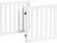 COSTWAY Cerca de Madera 60 cm Plegable para Mascotas Cerca Amplia Extra Giratoria a 360&deg;, Barrera Expandible (3 Paneles Blanco), , large indicador imagen numero 5