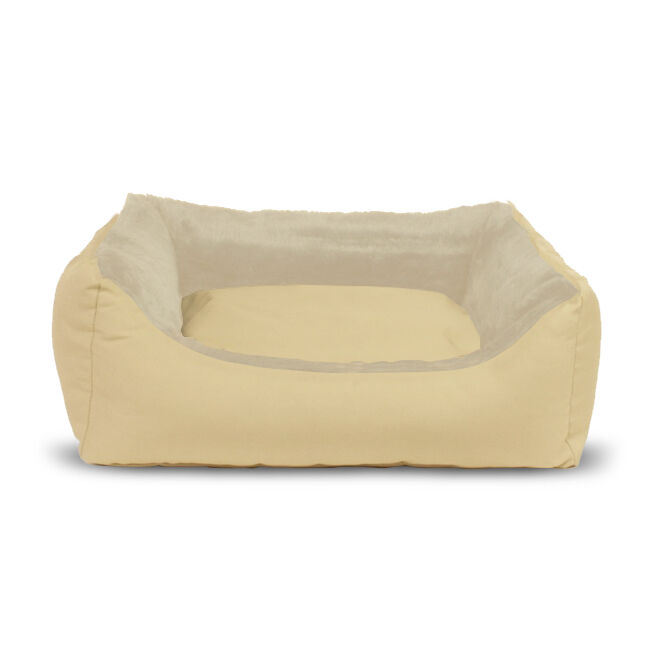 Gauty Cama para Perros y Gatos  Tela Impermeable y pelo - Beige, , large Imagen numero 1