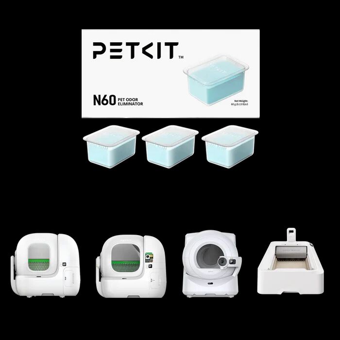 PETKIT Desodorante para mascotas N60 compatible con las cajas de arena autolimpiantes PUROBOT ULTRA y PUROBOT MAX PRO, eliminaci&oacute;n eficaz de olores, larga duraci&oacute;n, f&oacute;rmula natural, 3 unidades, , large Imagen numero 2