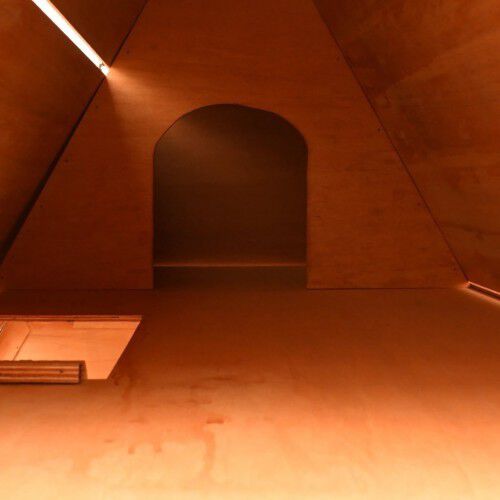 Conejera en forma de A color Marrón thumbnail