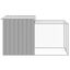 vidaXL Gallinero con corral acero galvanizado gris claro 110x405x110cm, , large indicador imagen numero 15