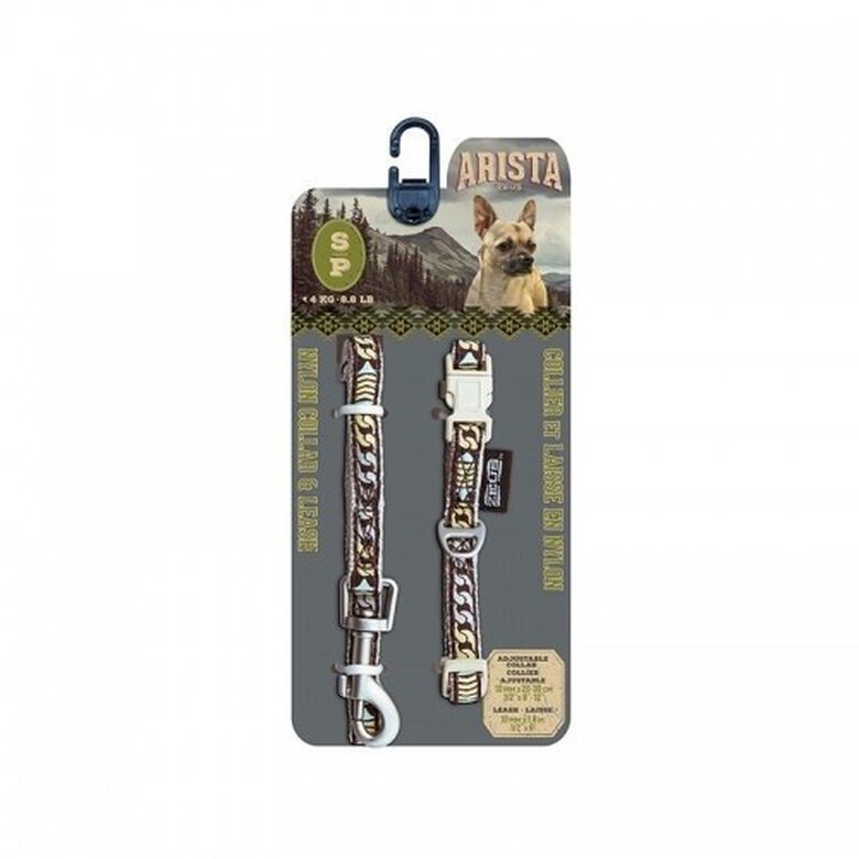 Correa y collar Zeus Arista para perros color Bluegrass, , large image number null