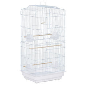 PawHut Jaula para P&aacute;jaros Blanco