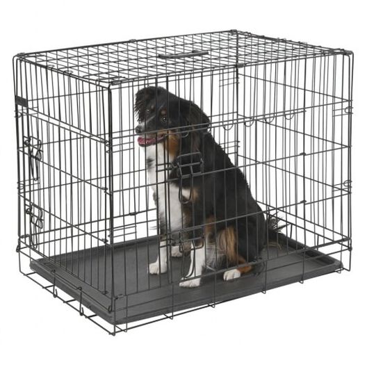 Kerbl jaula robusta negra para perros, , large image number null