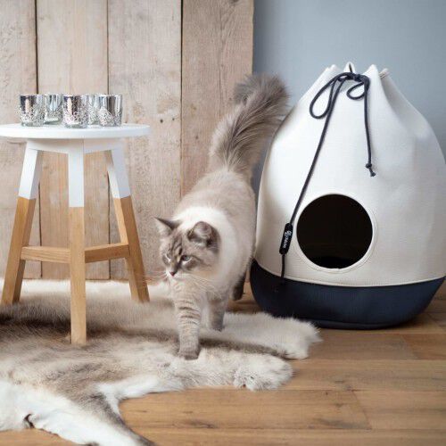 Cama/Bolso District70 Casa para gatos color Gris Oscuro, , large Imagen numero 4