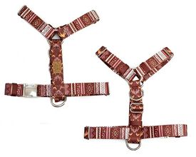 Pets & Props Arnés Strap BURGUNDY OH MY DEER para perros