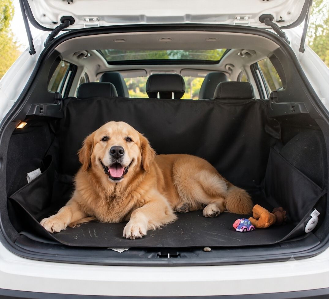 FUNDA DE PROTECCION PERROS O GATOS PARA COCHE EN BANCOS TRASEROS Y PARTE DE ATRAS MMPET, , large Imagen numero 2
