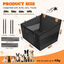 Nobleza Funda de Asiento de Coche para Perros tipo Hamaca, Protector de Asiento Trasero con Ventana de Malla Transpirable, Alfombra Antideslizante e Impermeable para Mascotas, Dise&ntilde;o de Media Silla Ideal para Viajar con Ni&ntilde;os, , large indicador imagen numero 2