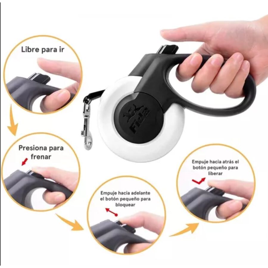 Fida Correa Extensible Mars Para Perro thumbnail