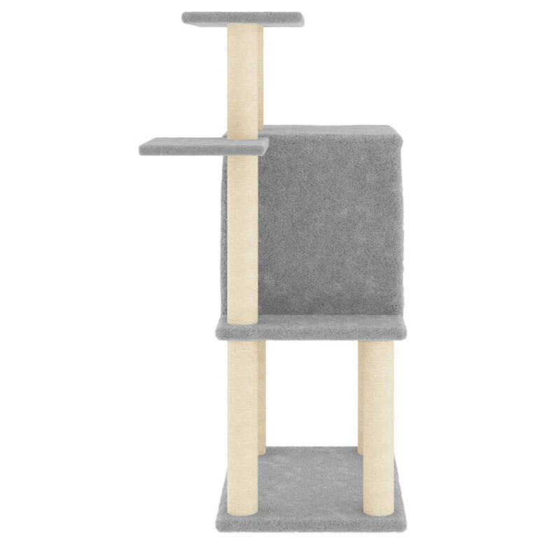 VidaXL Árbol Rascador con postes de sisal y plataformas para gatos thumbnail
