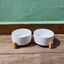 La Casa de Turrón - Comedero Doble de Cerámica para Perros con Base de Madera color blanco, , large indicador imagen numero 8