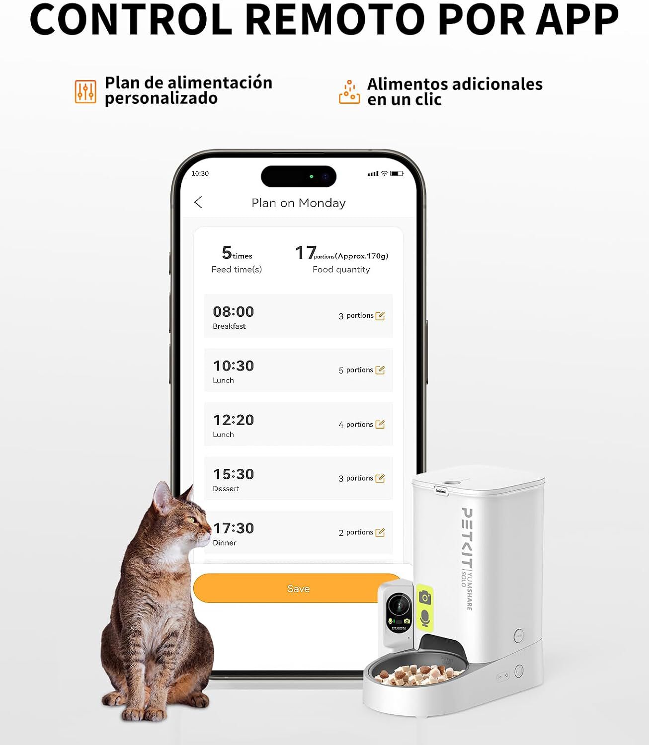 Petkit Comedero autom&aacute;tico con c&aacute;mara para perros y gatos, , large Imagen numero 3