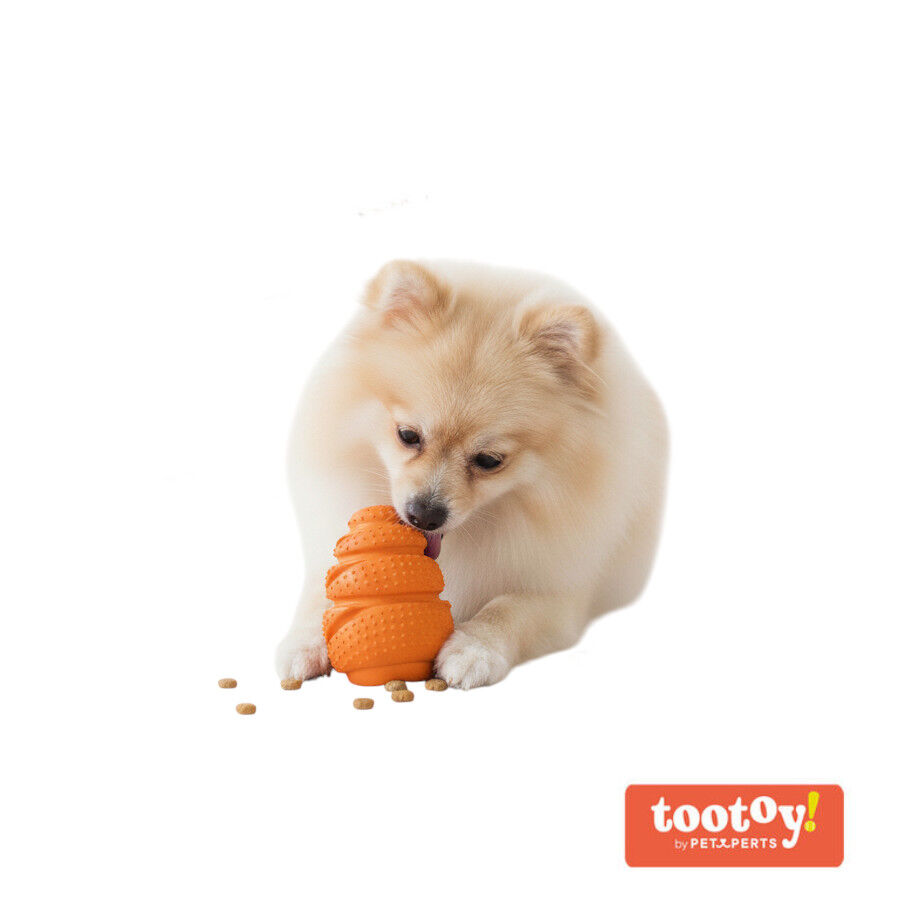 Tootoy! Portagolosinas de Goma Azul o Naranja para perros, , large Imagen numero 8