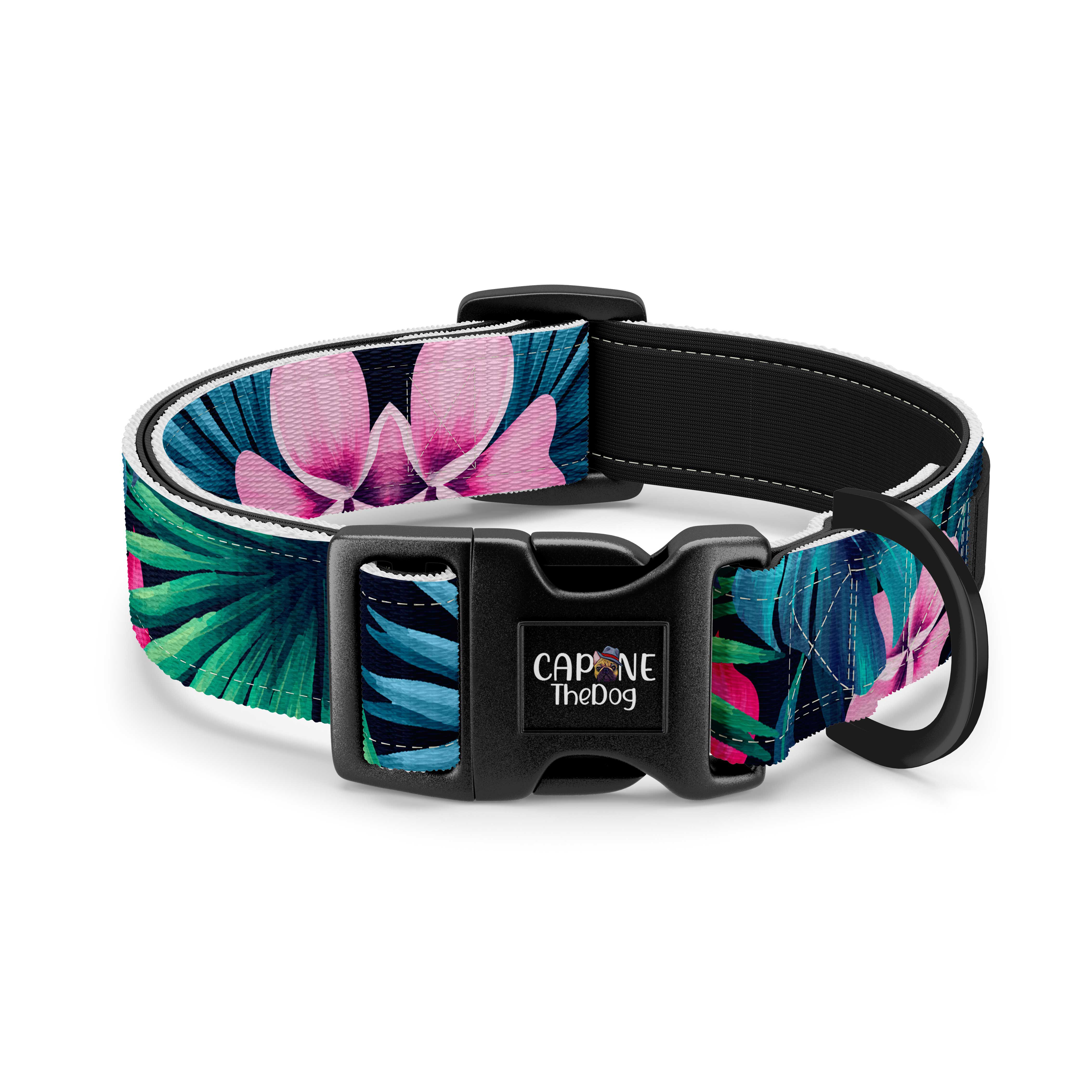 Collar regulable CaponeTheDog estampado Tropical, , large Imagen numero 1