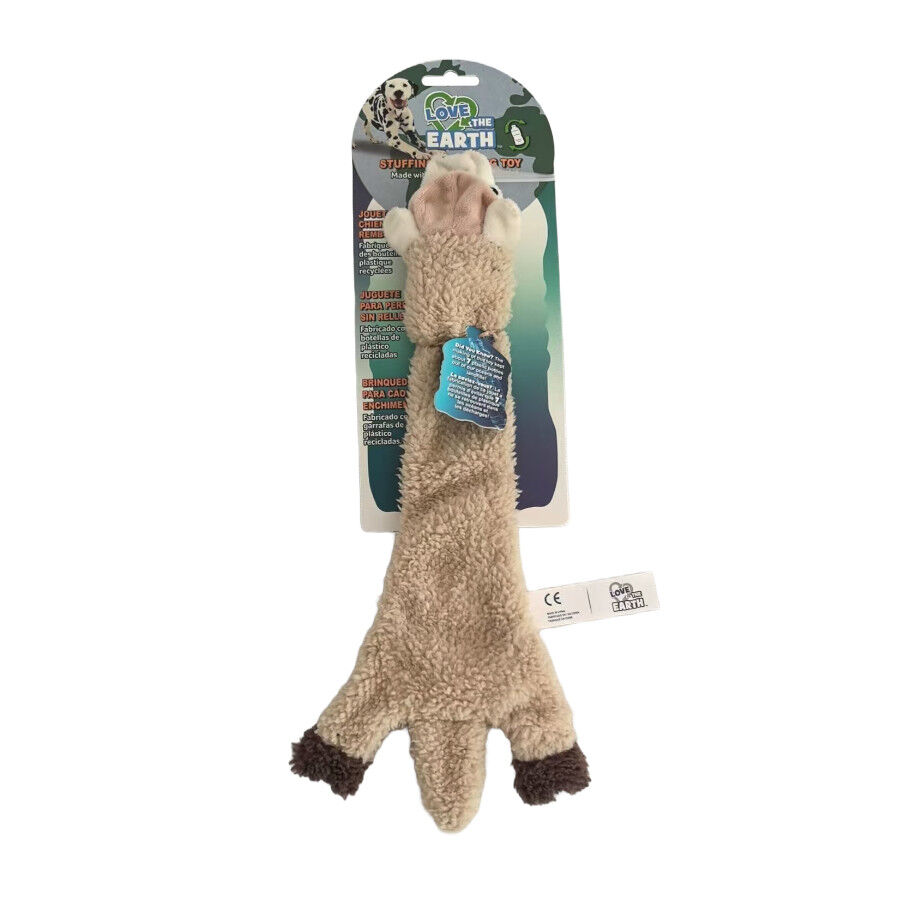 LOVE THE EARTH Peluche llama con sonido para perros, , large Imagen numero 4