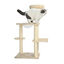 Leeby Luna árbol rascador con cama y juguete para gatos, , large indicador imagen numero 6
