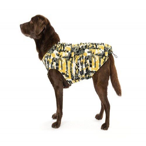 Chubasquero Amazonia para perros Gobak con forro polar mostaza, , large Imagen numero 1
