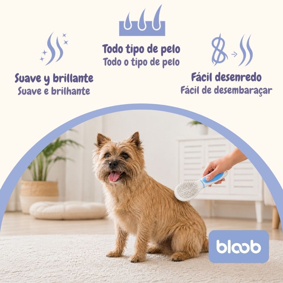 Bloob Cepillo P&uacute;as y Cerdas para perros, , large Imagen numero 3